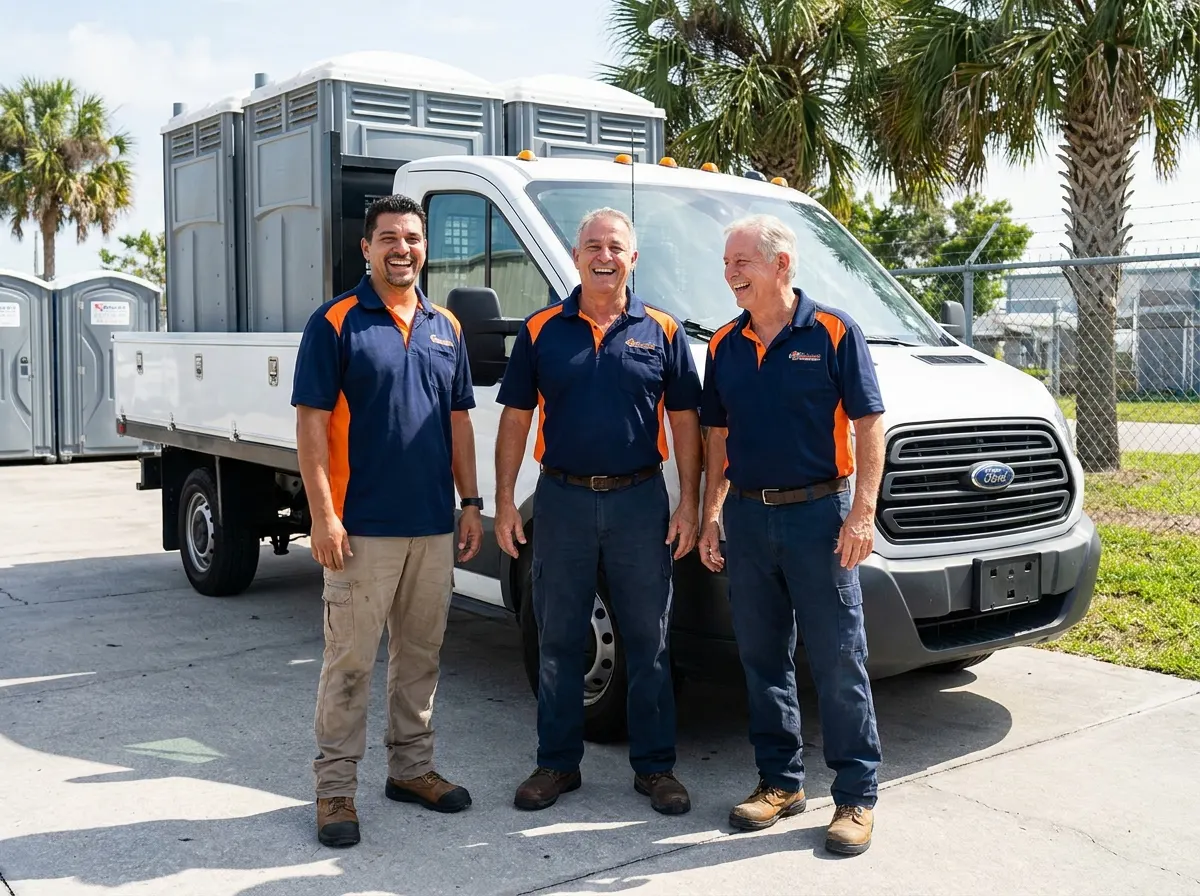EliteAdvancedToilet Experts portable toilet supplier team in Pine Castle, FL